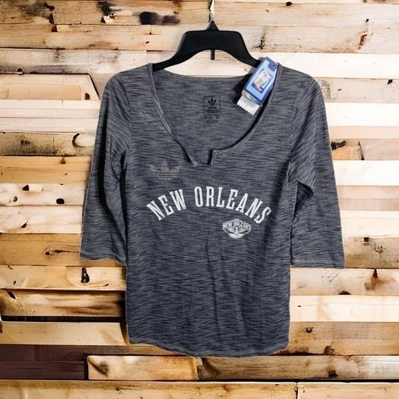 adidas Tops - Adidas New Orleans Pelicans Rhinestone Top NWT Medium